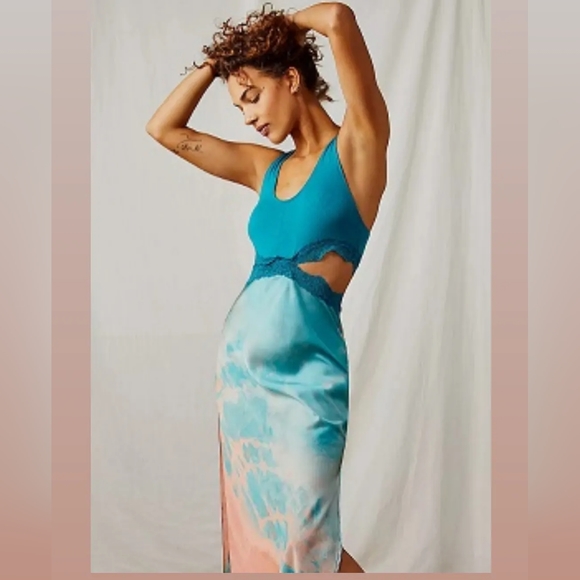 Free people Playing Favorites Maxi Slip Dress - Picture 3 of 5